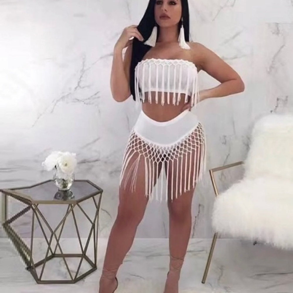 Rhinestone Bikini Set